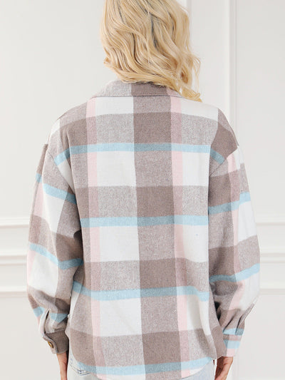 Multi-color Long-sleeved Coat