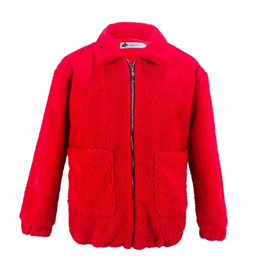 Winter warm thick plush jacket